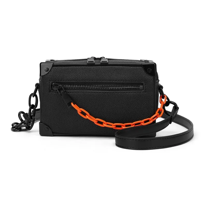 FAIRWHALE PVC Shoulder Bag Crossbody Bag Chain Bag Unisex-39