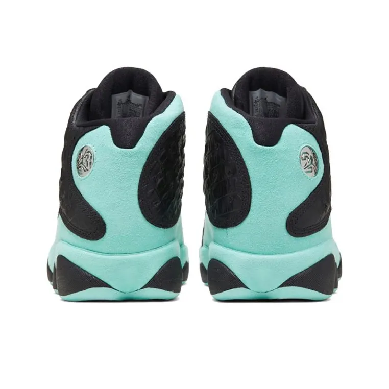 Jordan 13 Retro Black Island Green-4