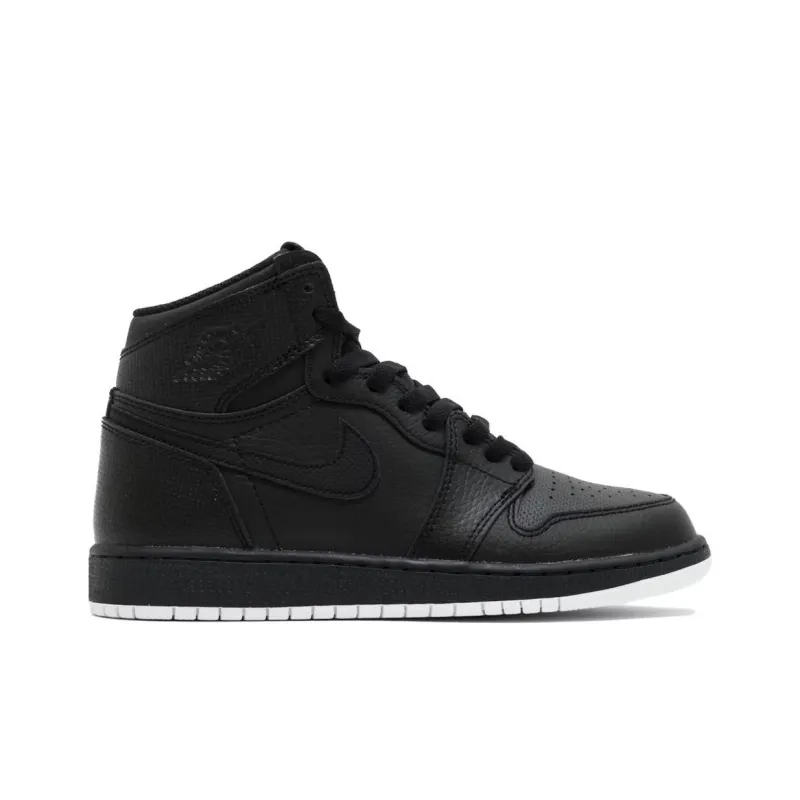 Jordan 1 Retro High OG GS Black Perforated-1