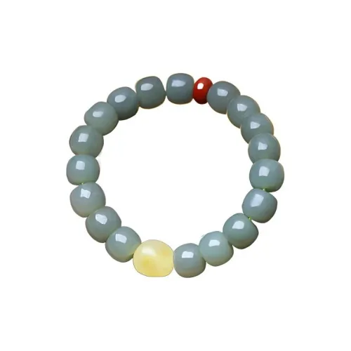 Silver Lake Valley yinhugu Hetian Jade Bracelets Unisex