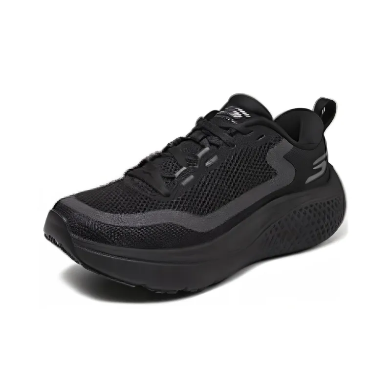 Skechers Cushioning Wear-Resistant Low-Top Casual Running Shoes Women's Black-2