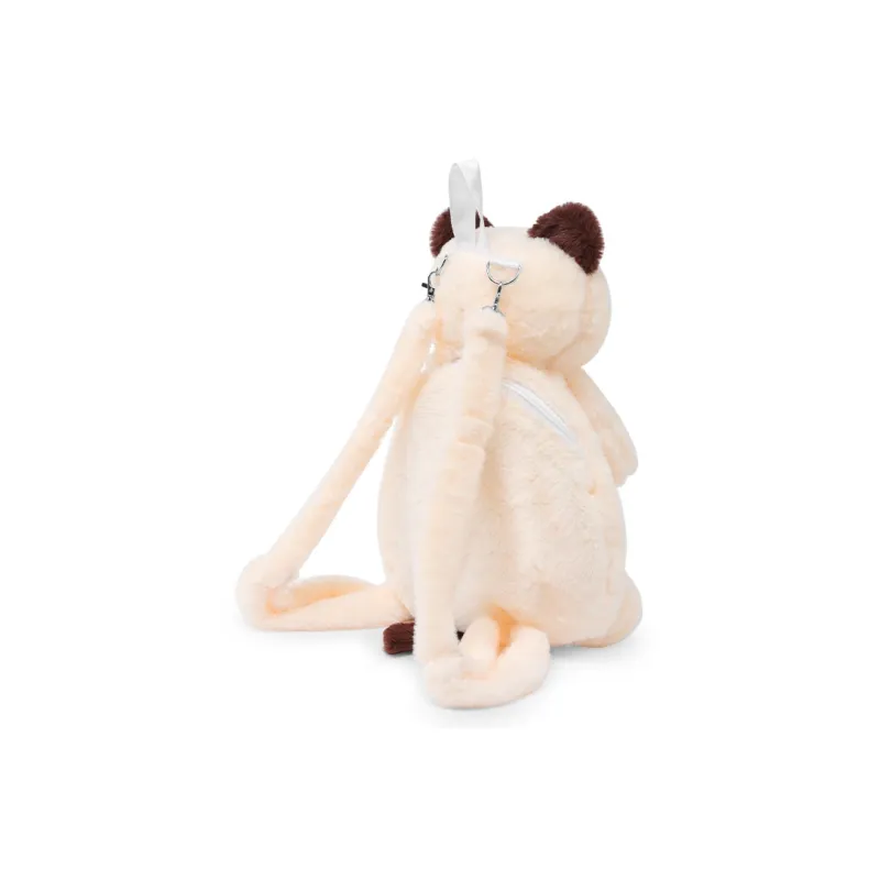 Bywhich Plush Backpack Regular Women's Black/White-5