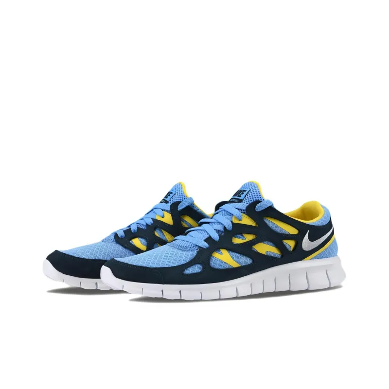 Nike Free Run 2 University Blue Navy Yellow Strike-2