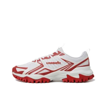 Umbro Non slip Lightweight Low Top Running Shoes Unisex White Red