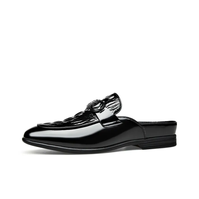 LUOMAIKE Wrap toe Slippers Men's Black-0