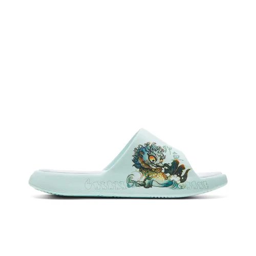 PEAK Slide Slippers Women's Pastel Aqua Green