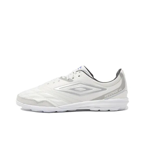 Umbro Soccer Shoes Unisex Low-Top White Gray