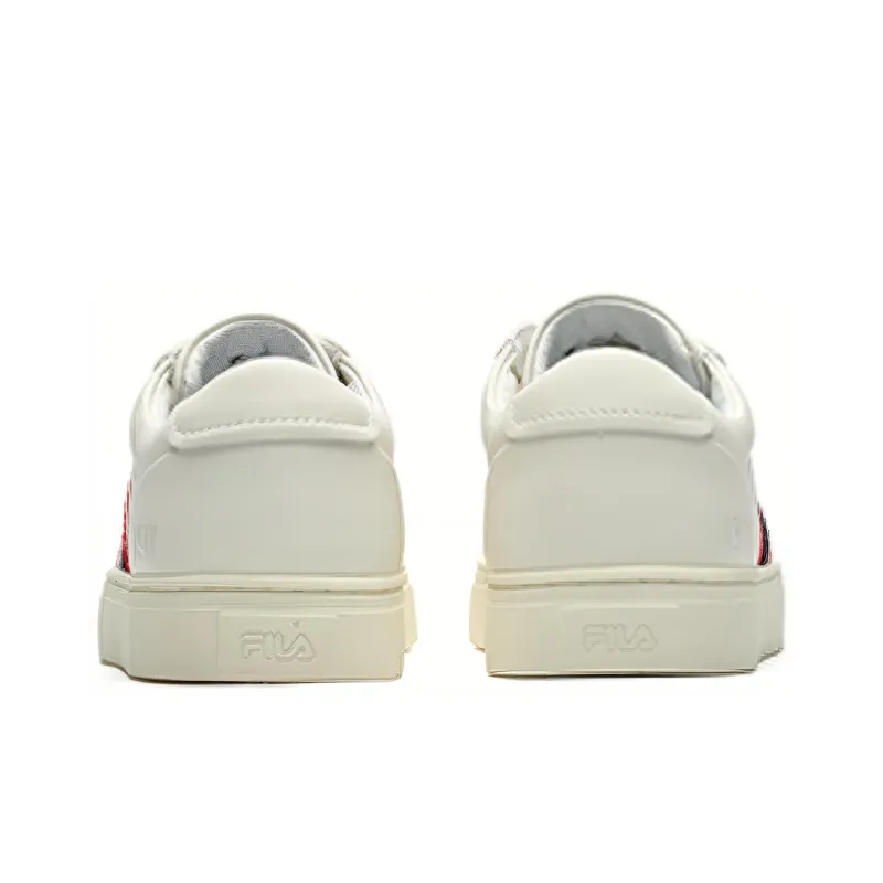 FILA 1911 Court Leather 'White Red Black'-3