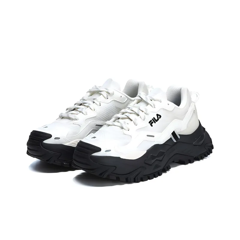 FILA FUSION BIANCO Hard Candy Height Increasing Breathable Slip Resistant Low Top Casual Shoes Women's White-1