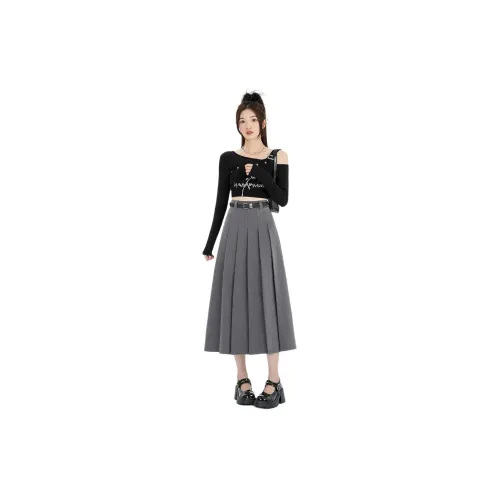 Spicy Gals Casual Long Skirts Women's