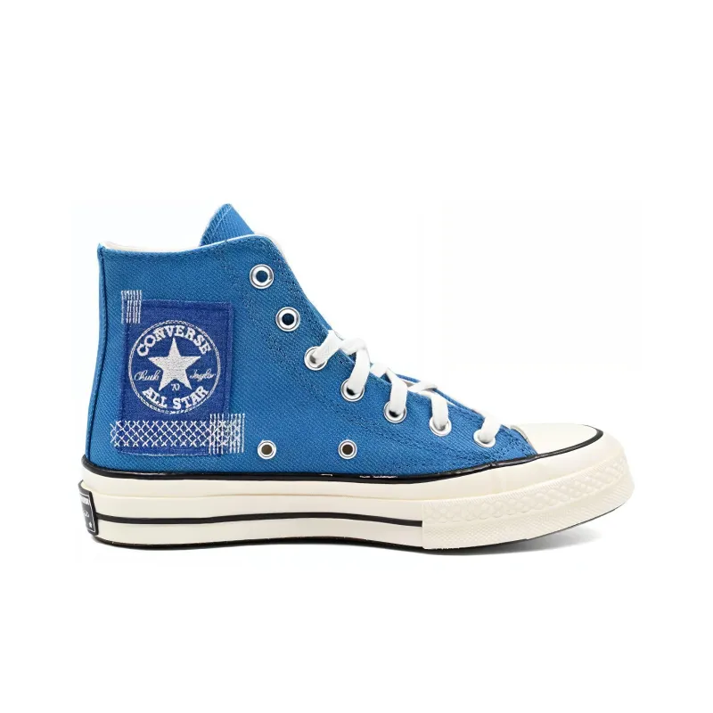 Converse Chuck 70 Wear Resistant High Top Canvas Shoes Unisex Vintage Blue-1