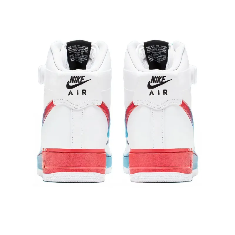 Nike Air Force 1 High Gradient White Blue Fury Ember Glow-3
