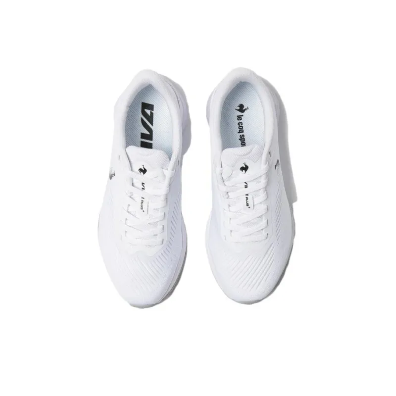 Le Coq Sportif Cushioning Anti-Slip And Wear-Resistant Low-Top Running Shoes Unisex White Gray-4
