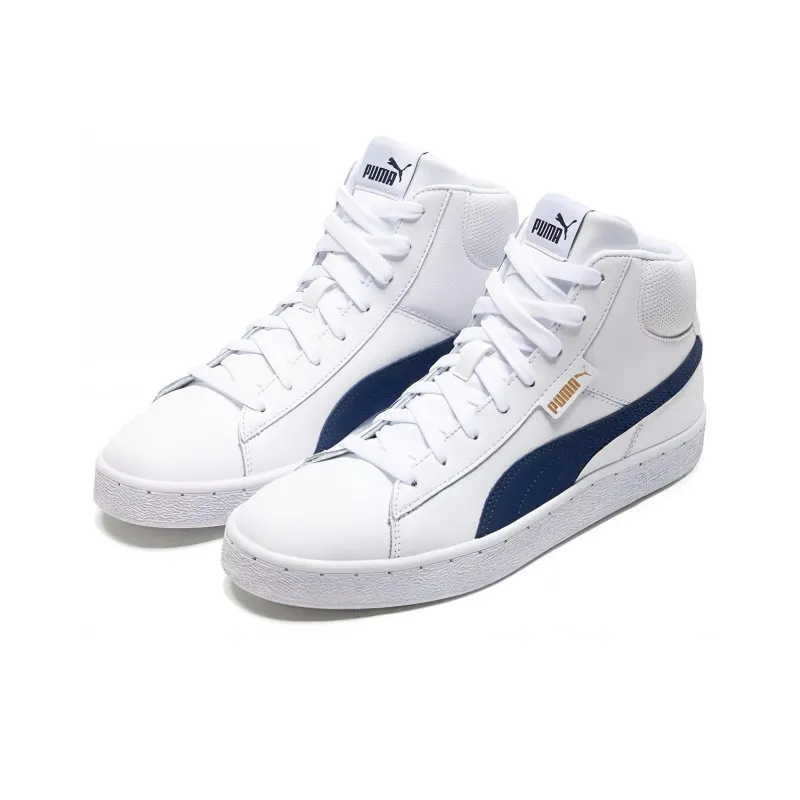 PUMA 1948 Mid Cozy Breathable Mid Tops Casual Skateboarding Shoes Unisex White-2