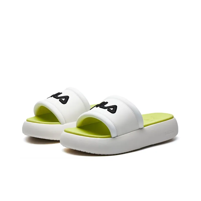 FILA Donut Fashion Slipper Gs White Women's-2