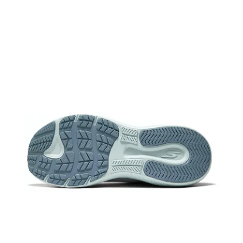 Skechers Cushioning, Wear Resistant Low Top Running Shoes Women's Gray Blue-4
