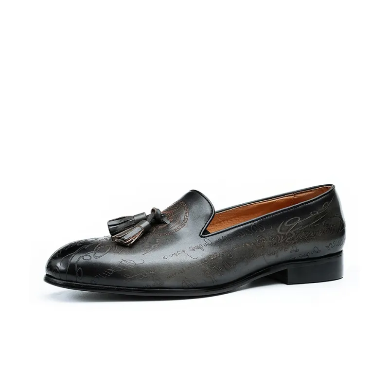 ASTON M.JAZZ Loafers Men Dark Gray/Brown-1