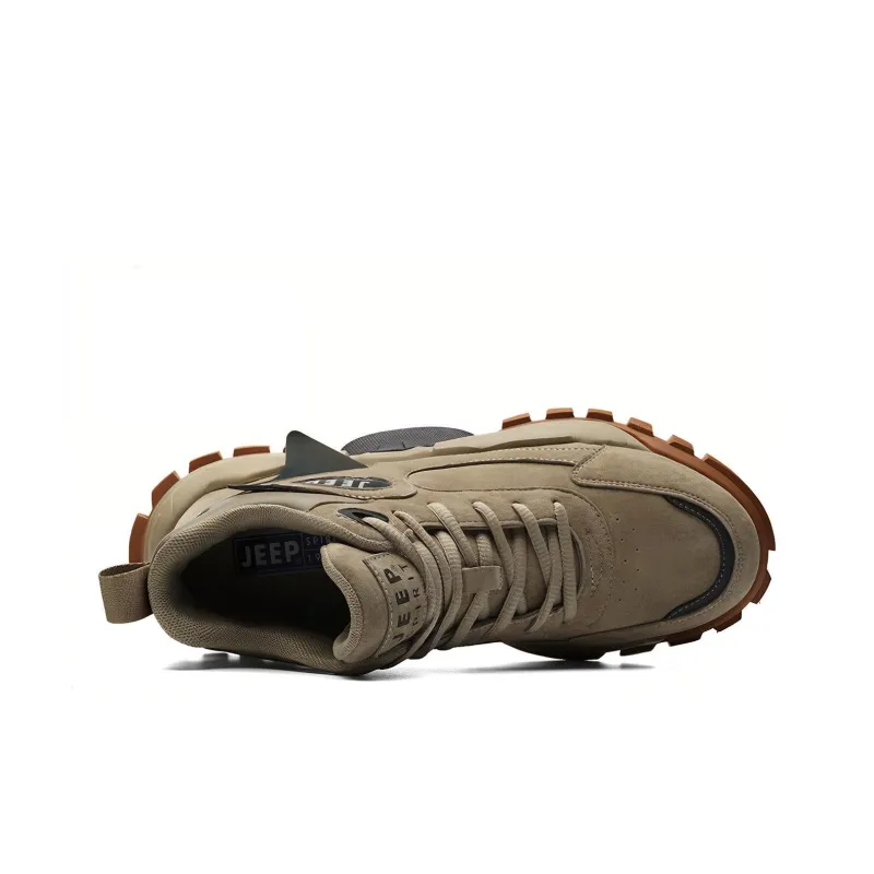 JEEP SPIRIT Mid Top Outdoor Shoes Men's Sand-61