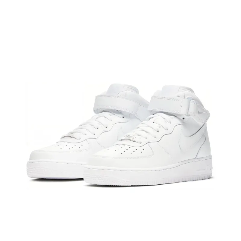 Nike Air Force 1 '07 Mid 'Triple White' Women's-2