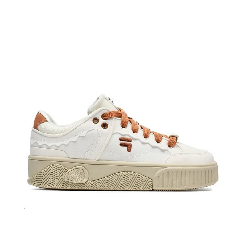 FILA FUSION Stack Skate Shoes 'White Orange' Women's-1