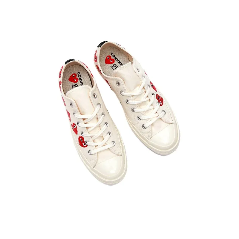 Converse Chuck Taylor All Star 70 Ox Comme Des Garcons Play Multi Heart White-3