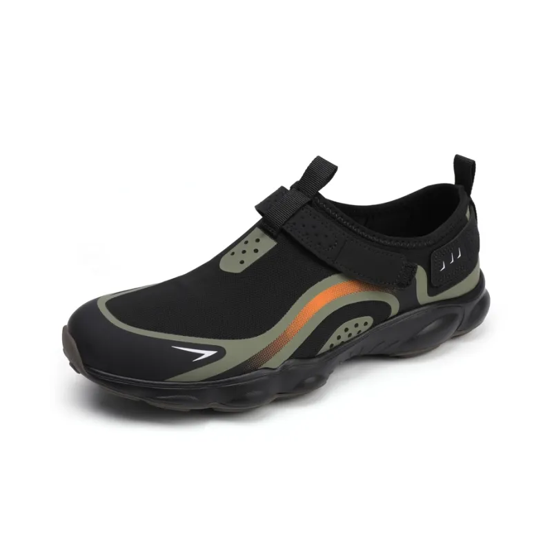 Camssoo Indoor Fitness Swim Water Shoes River Trekking Shoes Unisex Black-9