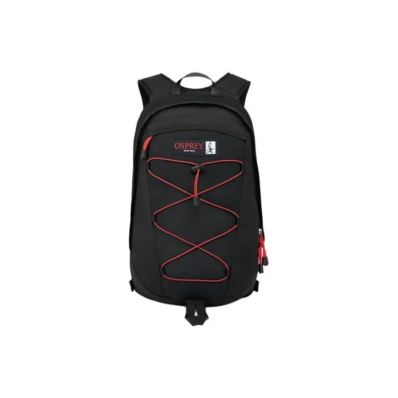 OSPREY Nylon Laptop Bag Outdoor Mountaineering Bag Backpack Regular Unisex Black-0