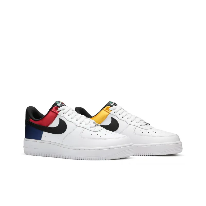 Nike Air Force 1 Low '07 LV8 Unite White Red Blue Satin-2