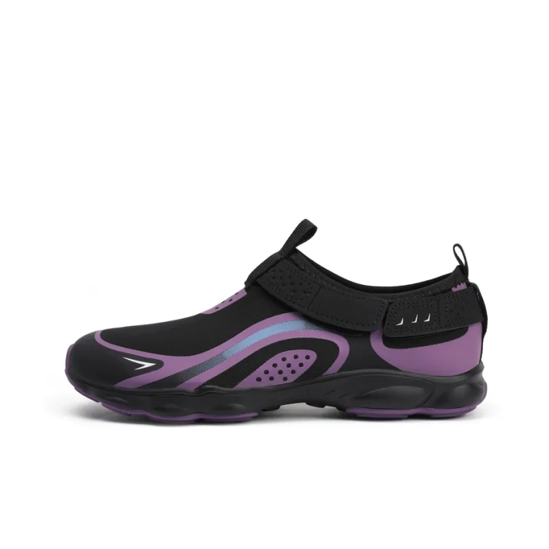 Camssoo Indoor Fitness Swim Water Shoes River Trekking Shoes Unisex Black-22