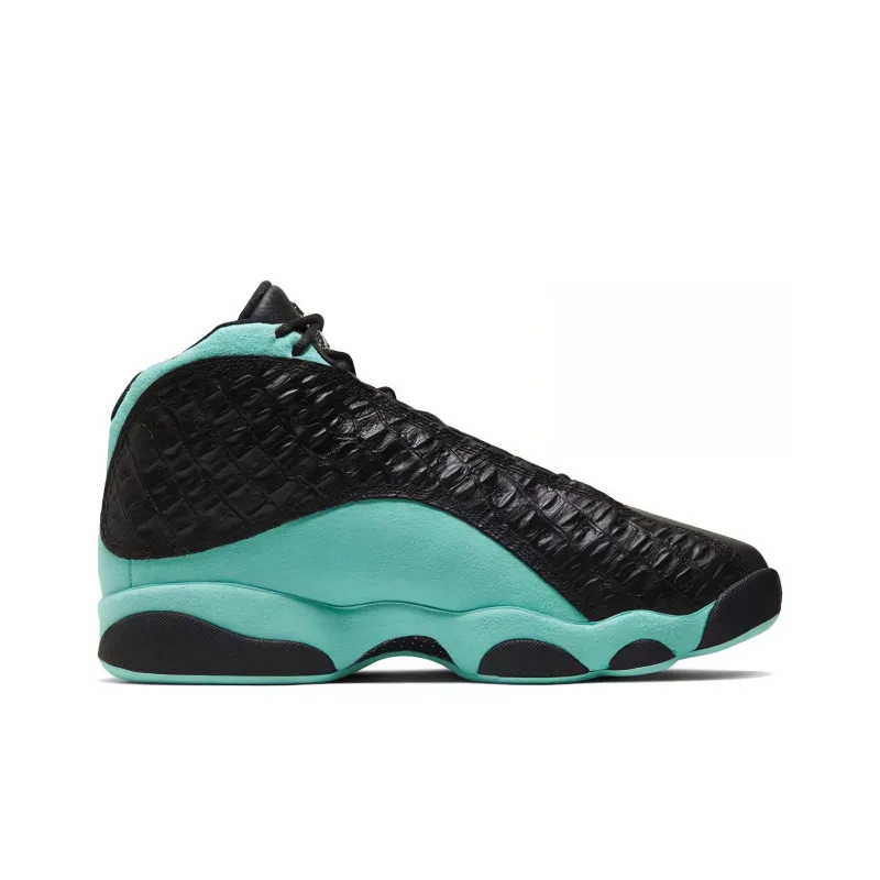 Jordan 13 Retro Black Island Green-1