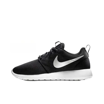 Nike Roshe One Black/Metallic Platinum White Women's