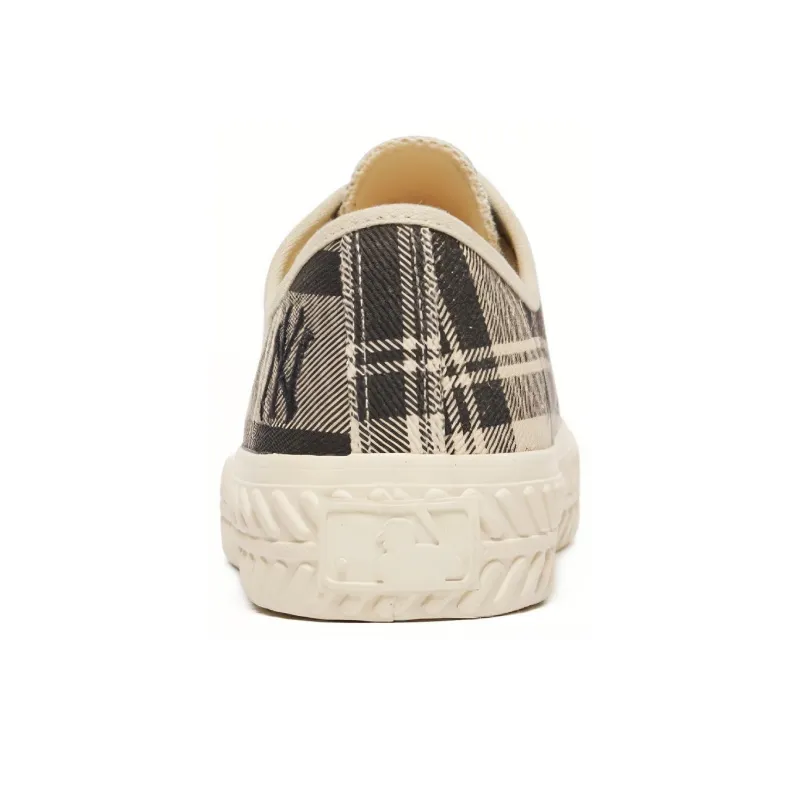 MLB Playball Slip Resistant Low Top Canvas Shoes Unisex Beige-4