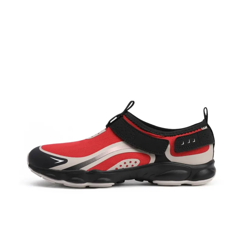 Camssoo Indoor Fitness Swim Water Shoes River Trekking Shoes Unisex Black-26