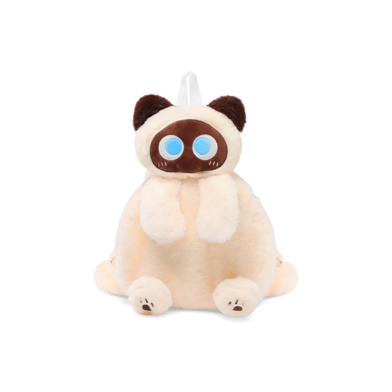 Bywhich Plush Backpack Regular Women's Black/White-4