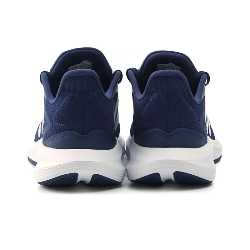 Adidas Cushioned Wear Resistant Breathable Lightweight Low Top EVA Rubber Casual Running Shoes Unisex Blue White-3