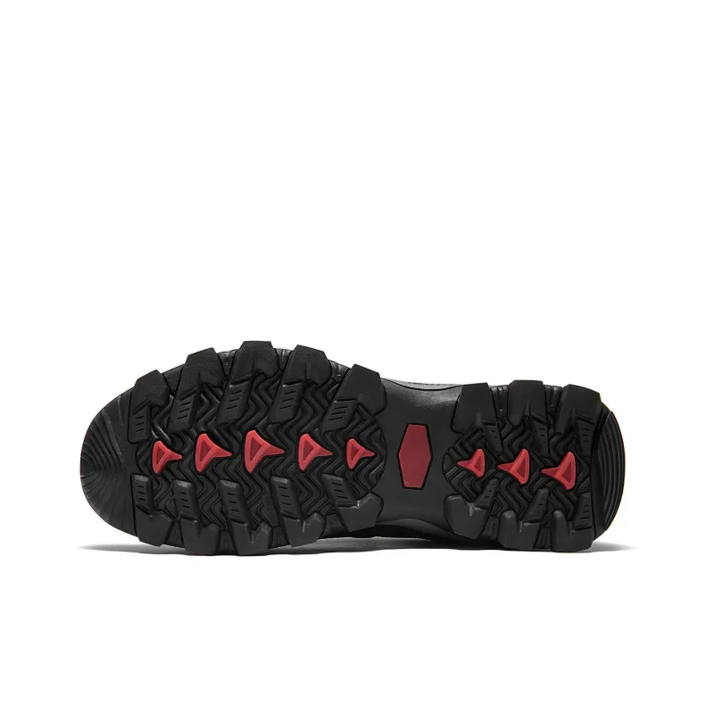 Jeep Cushioning Abrasion Resistant Lightweight Breathable Slip Resistant Low Top Running Shoes Men's Black-4