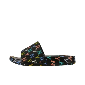 MLB MONOGRAM Reading Collection Quiet Slide Slippers Unisex Black