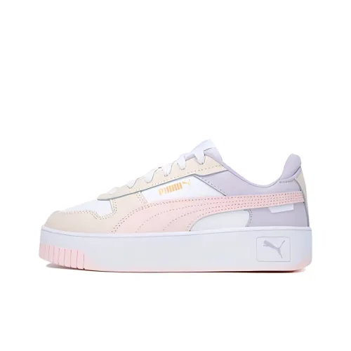 PUMA Carina Skateboard Shoes Women's Low-Top Purple/White/Pink