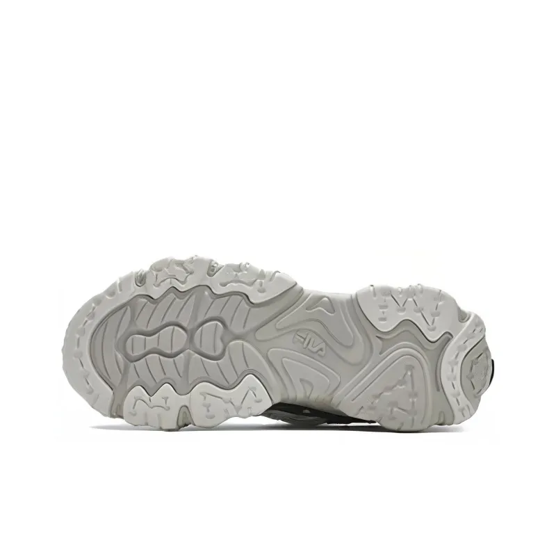 FILA FLUID 5 Cat Paw 5.0 Wear Resistant Low Top Casual Shoes Men's White Gray-3