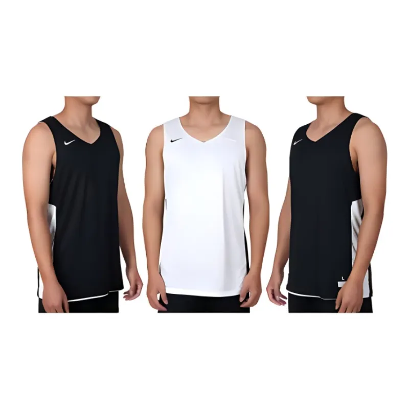 Nike Basketball Jerseys Men's Black White-2