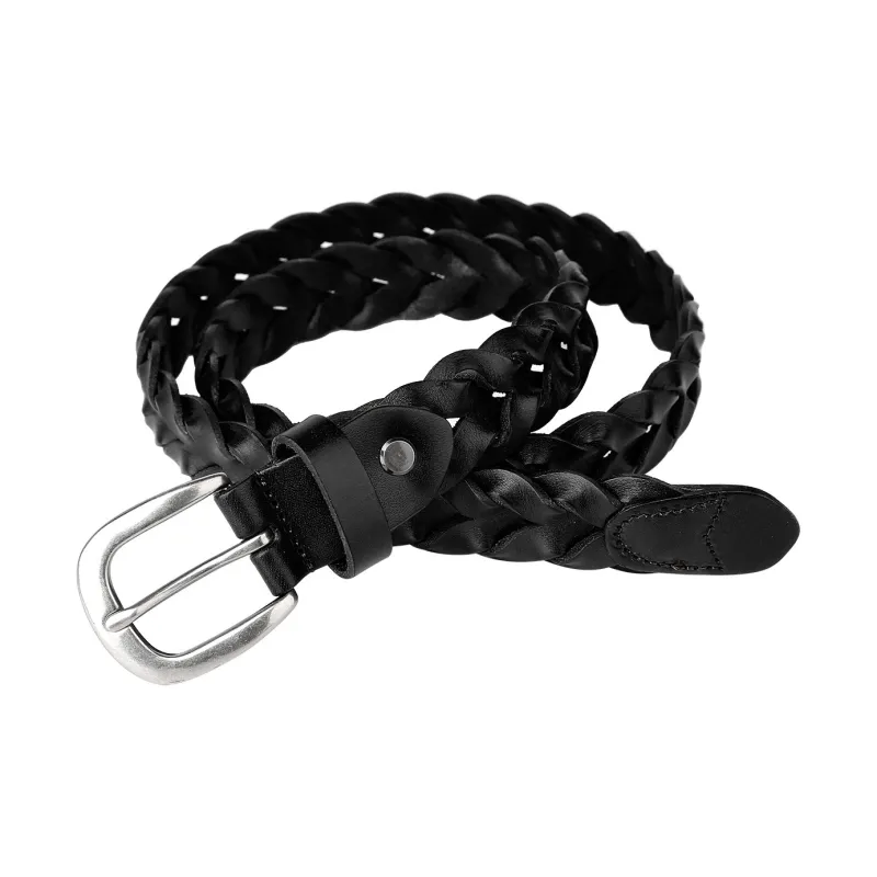 Jaylen Oos Handmade Perforated Pin Buckle Style Leather Belts Women's Width  3CM-4
