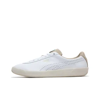 PUMA Star OG Premium Anti Slip Wear Resistant Low Top Skateboard Shoes Unisex White Brown