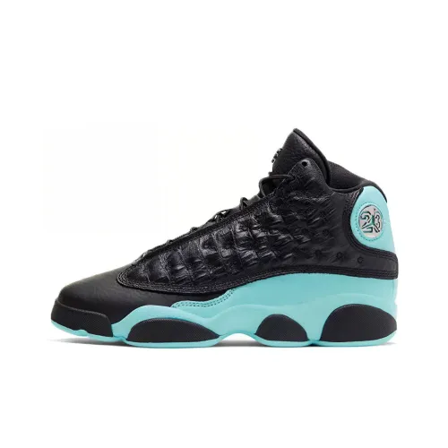 Jordan 13 Retro Black Island Green GS