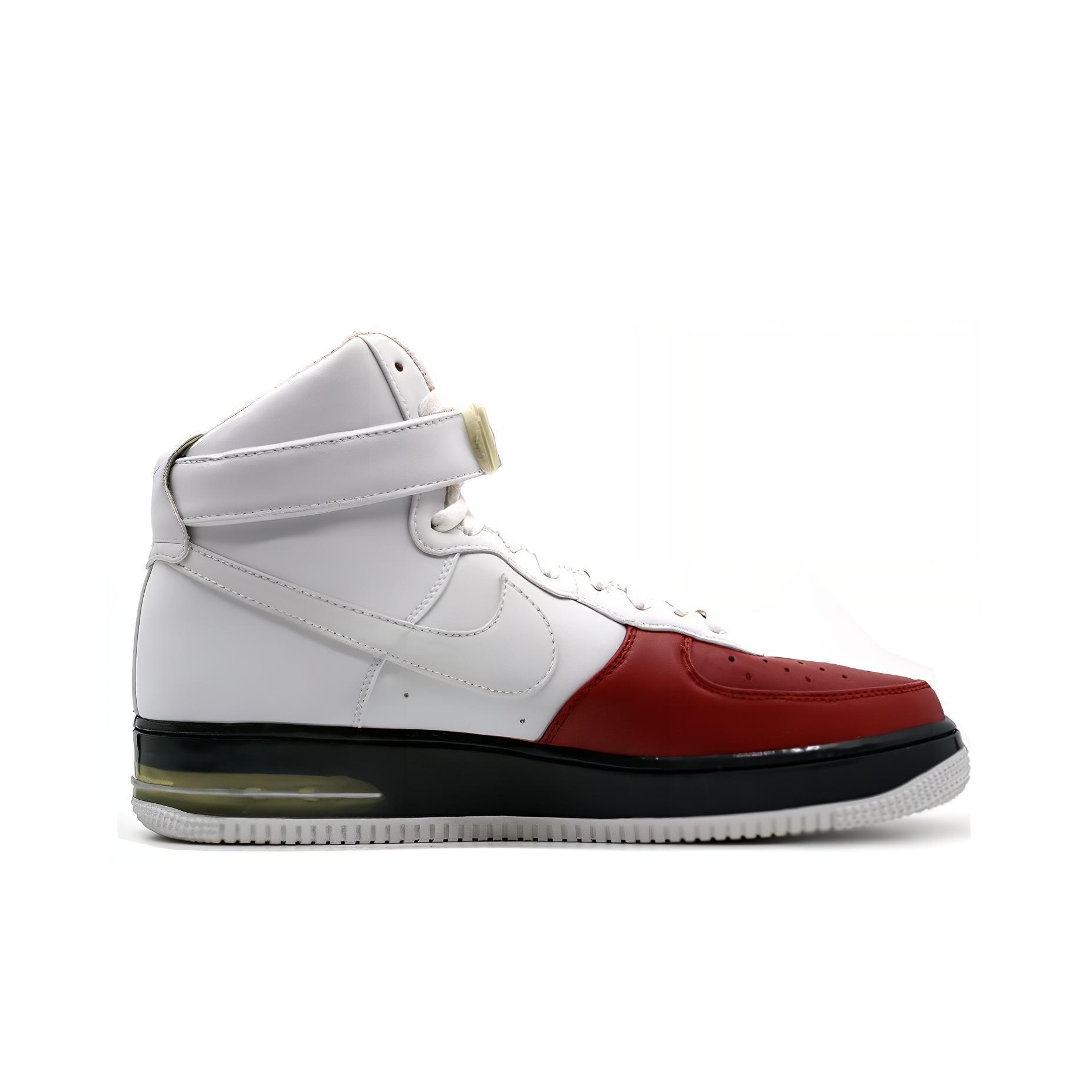 sf air force 1 mid habanero red black