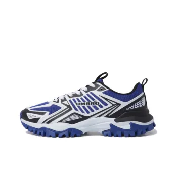 Umbro Cushioning, Wear Resistant Low Top Running Shoes Unisex Blue Black White