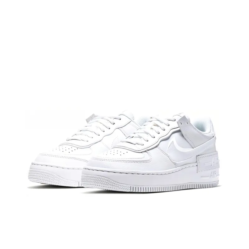 Nike Air Force 1 Low Shadow Triple White Women's-2