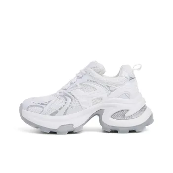 Suan Ba Hui Cushioned Slip-Resistant Breathable Moisture-Wicking Lightweight Low-Top Chunky Sneakers Women's
