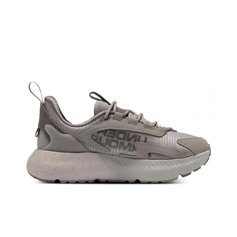 Under Armour HOVR Mega 2 Cushioned Wear-Resistant Breathable Rebound Low-Top Running Shoes Unisex Gray-1