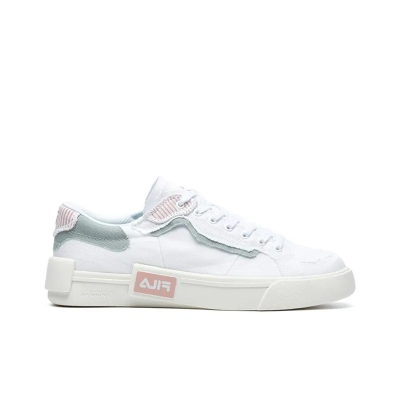 FILA FUSION Canvas Skate Shoes 'White' Women's-1