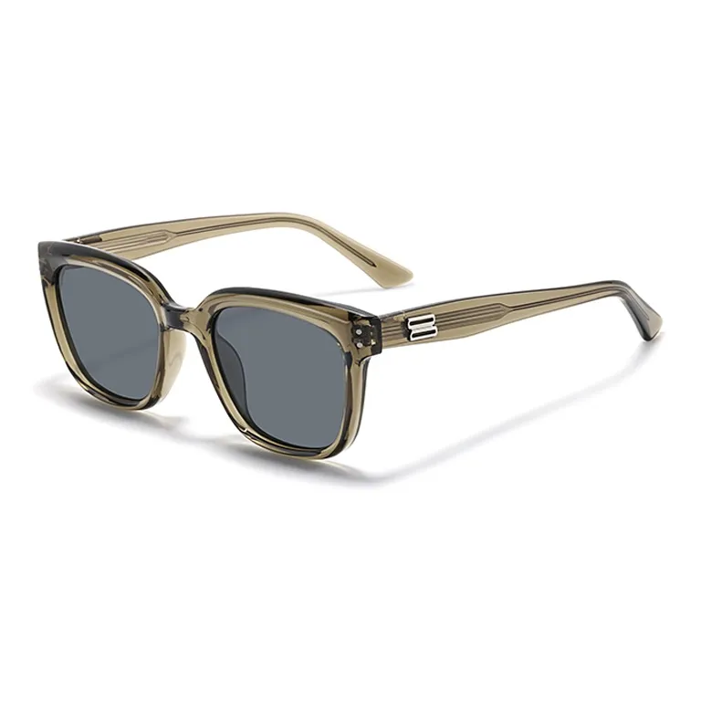 Sagawa Plate Frame Square Sunglasses Unisex-9